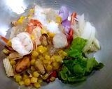 รูปขั้นตอนการทำที่ 3 ของ ยำวุ้นเส้นกุ้งไก่สับ