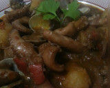 Foto del paso 3 de la receta: Cazuela de patatas, pulpo y almejas