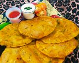 A picture of step 10 of Masaledar aloo puri.