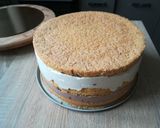 Tort urodzinowy z galaretką i bezowymi rozetkami krok przepisu 9 zdjęcie