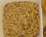 A picture of step 7 of Mshombo (mushy coconut rice and greengrams).