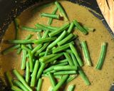 A picture of step 5 of South Indian Green Beans - vegan.