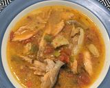 Foto langkah ke 6 dari resep Sup Tulang Salmon Asam Pedas.