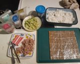 Foto del paso 7 de la receta: Sushi para principiantes (sin alga nori)