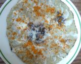 A picture of step 5 of Bajra rotla.