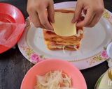 รูปขั้นตอนการทำที่ 4 ของ แซนด์วิชปิ้งเนยสไตล์เกาหลี