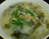 Hình bước làm 3 của món Cháo lươn rong biển