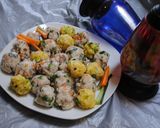 A picture of step 19 of Rice balls.
