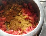 A picture of step 3 of Sindhi saai bhaji.