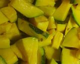 A picture of step 2 of Pumpkin curry.