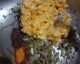 A picture of step 2 of Corn and Raisin Gullak.