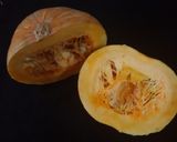 A picture of step 1 of Pumpkin Bread in Pumpkin shape (no oven bread).