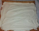 A picture of step 5 of Swiss Roll (Sponge Cake with Whipped Cream and Ganache) 🤤.