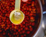 A picture of step 1 of Black chick peas chaat.