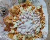 A picture of step 3 of Papri/papdi chat.