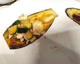Foto del paso 6 de la receta: "Canelones" de berenjena rellenos de pollo y calabacín