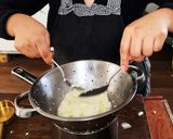 A picture of step 5 of Quesillo.