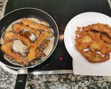 Foto del paso 4 de la receta: Cabrit arrebossat amb albergínia en tempura