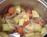 A picture of step 2 of Japanese Katsu Curry - Chicken, Pork & Shrimp.