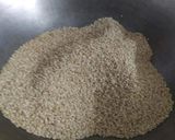 A picture of step 1 of Til chikki.