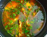 A picture of step 5 of Fish curry.