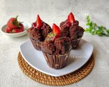 Foto langkah ke 10 dari resep Brownies Cokelat Kukus Mekar.