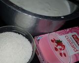 A picture of step 1 of Custard faluda.