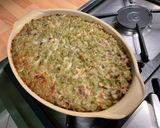 A picture of step 13 of Crozets with Tuna, Red Onion, and Mascarpone Gorgonzola Blend.