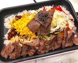 A picture of step 4 of Korean-Style Iberico Pork Teppan Bibimbap.