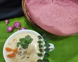 A picture of step 7 of Kerala style vegetable stew.