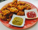 लच्छा प्याज़ पकौड़े (lacha pyaz pakoda recipe in Hindi) रेसिपी चरण 3 फोटो