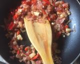 A picture of step 1 of Shakshuka.