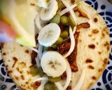 Foto del paso 4 de la receta: Tacos de pollo con salsa gochujang casera y plátano