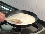 Crepes de espinacas y champiñones