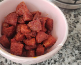 Foto del paso 3 de la receta: Berenjenas rellenas de verdura y chorizo🍆