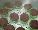 Foto langkah ke 9 dari resep Bakpia Kukus Cokelat Isi Keju (Brownies Kukus Keju).