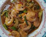 Foto langkah ke 7 dari resep Udang Saus Padang.