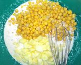 A picture of step 2 of Simple chana chaat.
