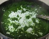 A picture of step 10 of Palak Paneer Methi Matar Saag --- Protein Rich Subji With Seasonal Greens.