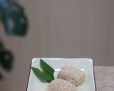 Foto langkah ke 6 dari resep Mochi Kacang empuk hanya 3 minute microwave.
