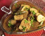 A picture of step 8 of Arvi(taro root)Ka Khatta (curry).