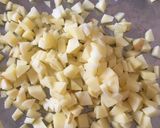 A picture of step 1 of Parwal Sabzi.