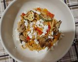 Foto del paso 4 de la receta: Spaghetti con crema de pimientos y champiñones