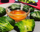 Foto del paso 4 de la receta: Ravioles de pak choi y carne con salsa sweet chili