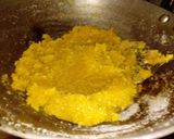 A picture of step 2 of Mango coconut ladoo.