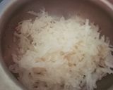 A picture of step 1 of Mule aur moong daal ki sabji.