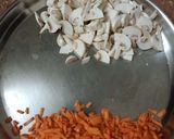 காளான் கேரட் சூப் ரெசிபி ஸ்டேப் 1 புகைப்படம்