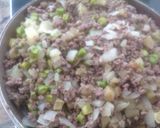 Foto del paso 2 de la receta: Berenjenas rellenas de carne con espárragos verdes