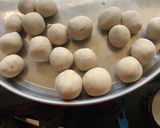 A picture of step 3 of Jowar dumpling with Veg Methi.