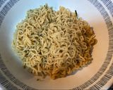A picture of step 2 of Miso Ramen with Crispy Chicken.